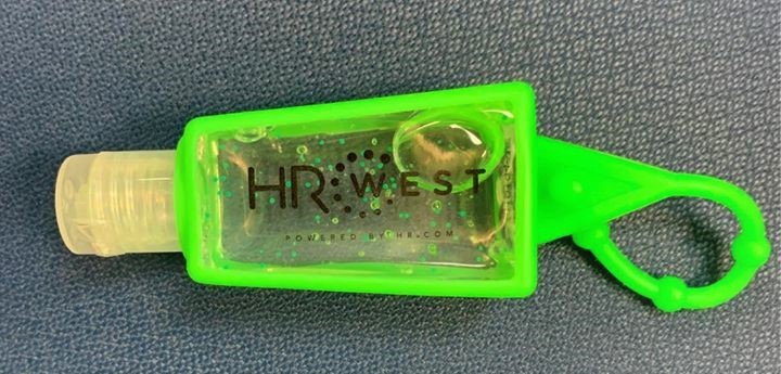 HR west conference branded antiseptic