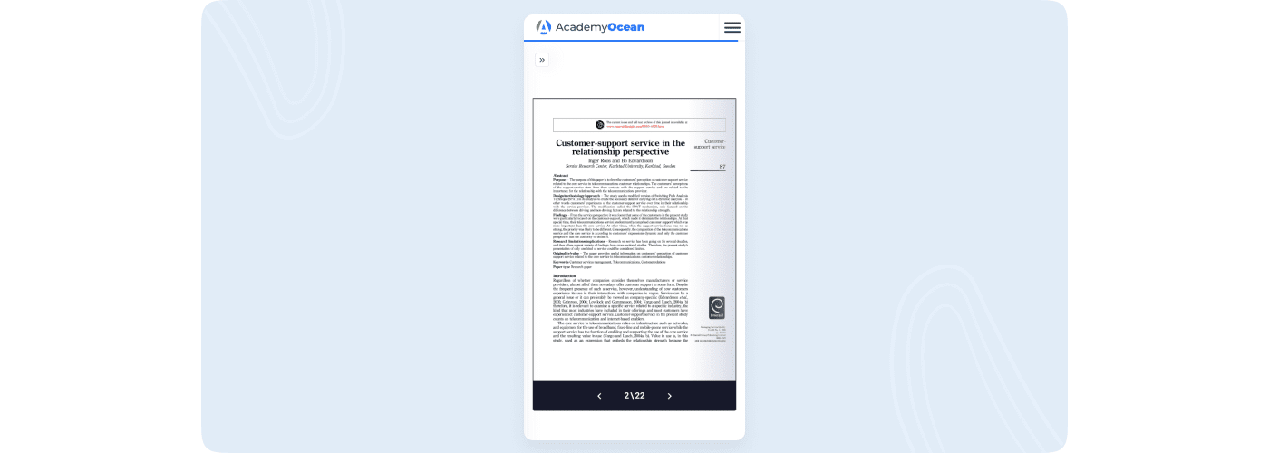 AcademyOcean PDF on mobile