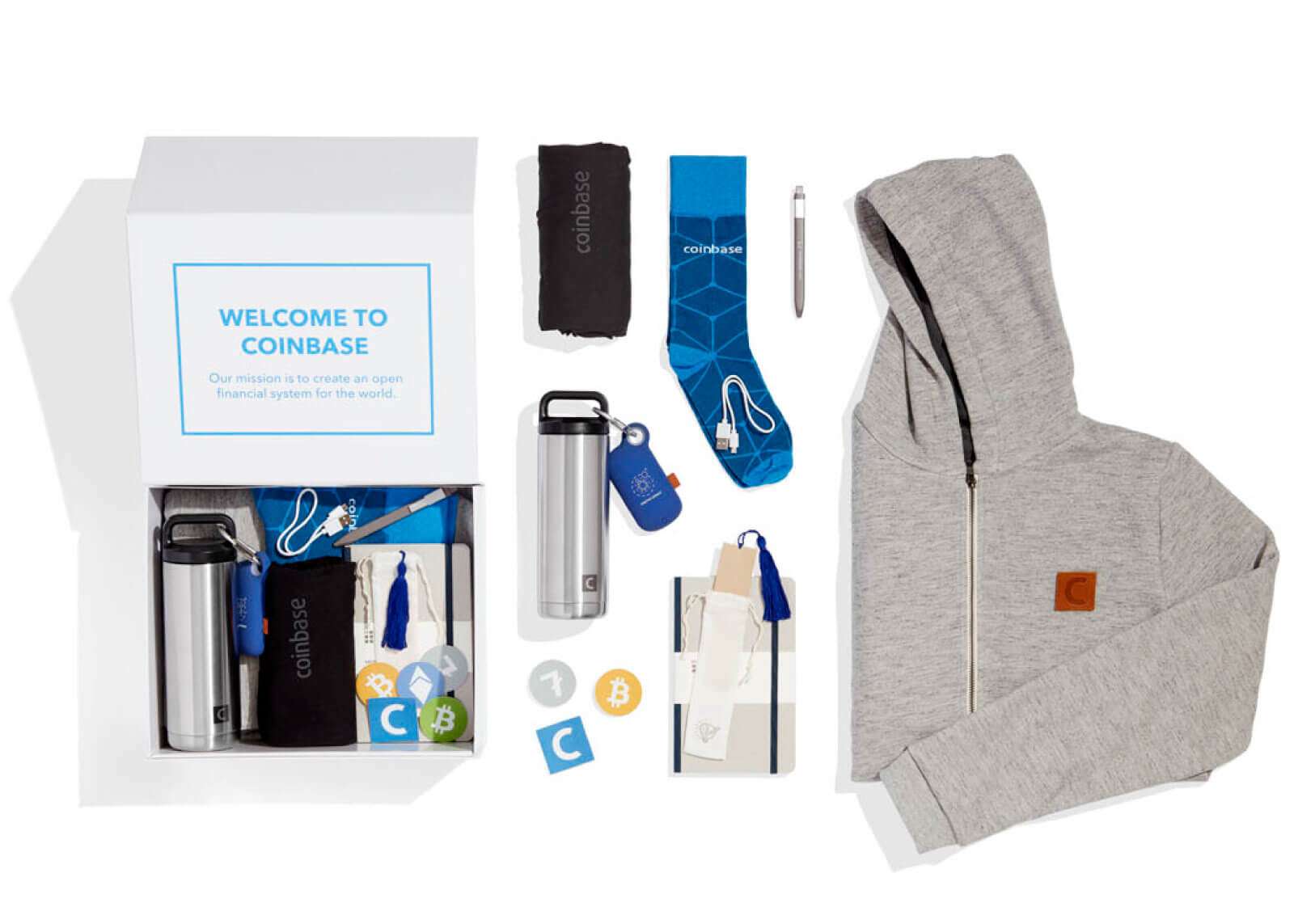 Coinbase welcome kit