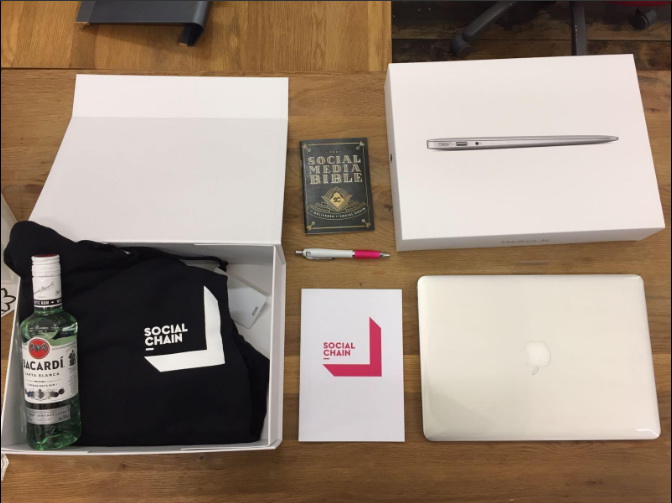 Social chain welcome kit