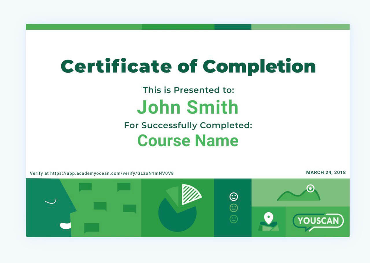 YouScan certificate