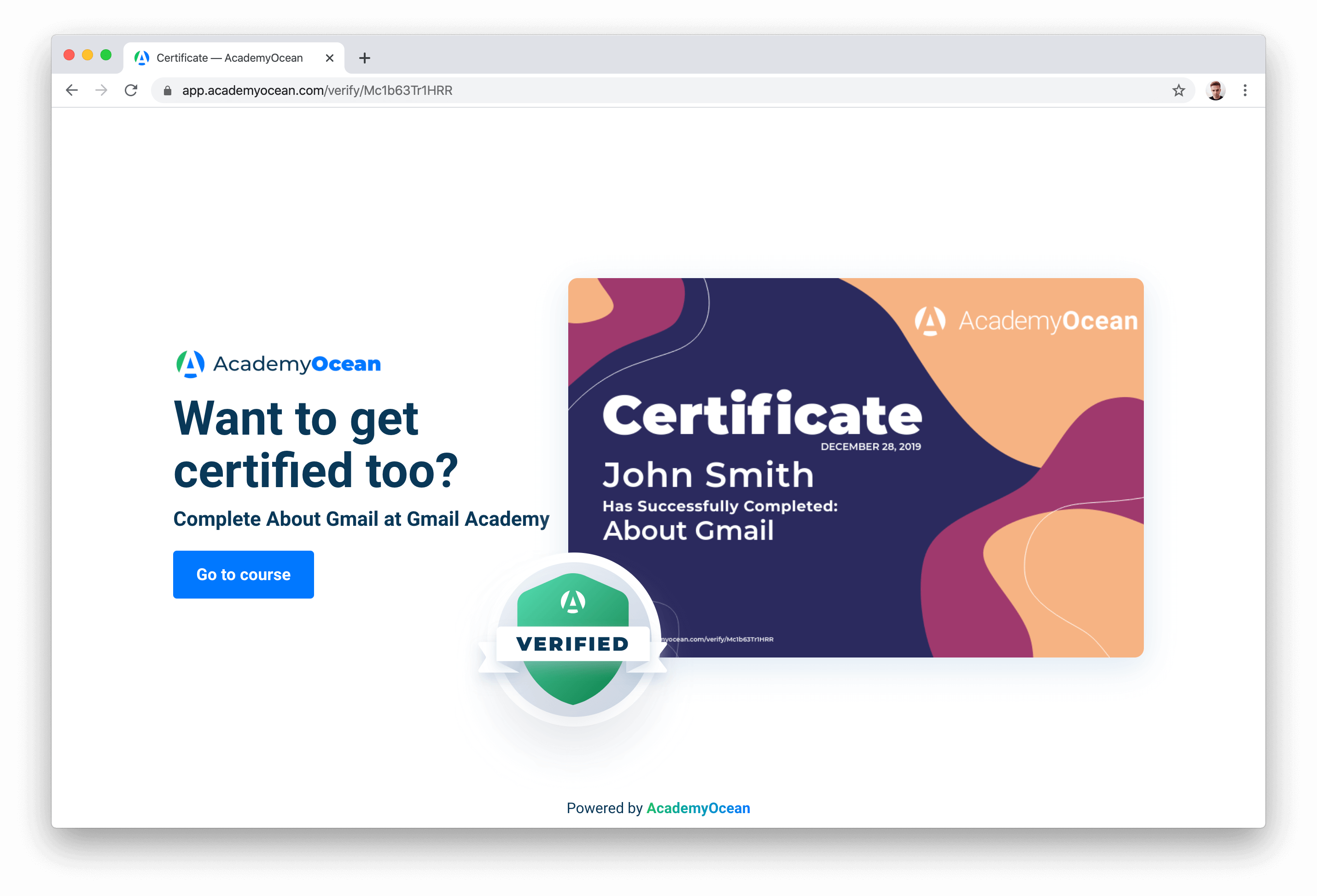 certificates